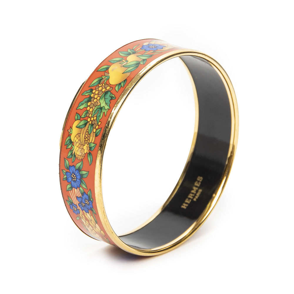 Hermes Enamel Bangle MM